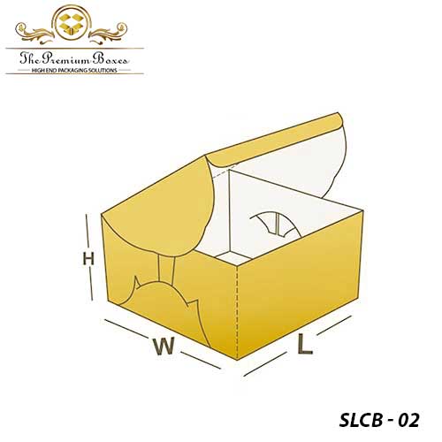 self lock cake box design